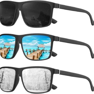 KALIYADI Polarized Sunglasses for Men and Women, Mens Sun Glasses with UV Protection…