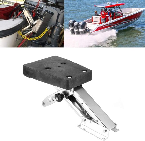 Boat Motor Stand, 25Hp 110Lbs Load Bearing Outboard Motor Bracket for 2 Stroke Motors…