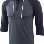 Mens Hoodies Shirt Casual Athletic Workout Fashion Hooded Lightweight Jersey...