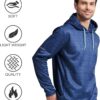 M MAELREG Hoodies for Men Golf Fleece Hooded Sweatshirts Dry Fit Athletic Lightweight…