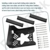 Universal Transom Trolling Motor Mount Bracket for Kayaks, Compatible with Most…