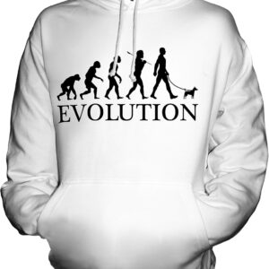 Unisex Toy Fox Terrier Evolution of Man Mens/Womens Hoodie