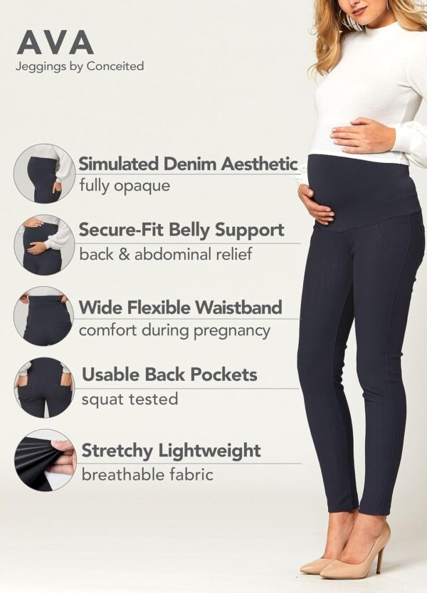 Conceited Jeggings for Women with Pockets – High Waist – Tummy Control…