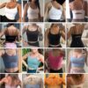 Everrysea Sports Bras for Women High Support Longline Workout Tank Tops…