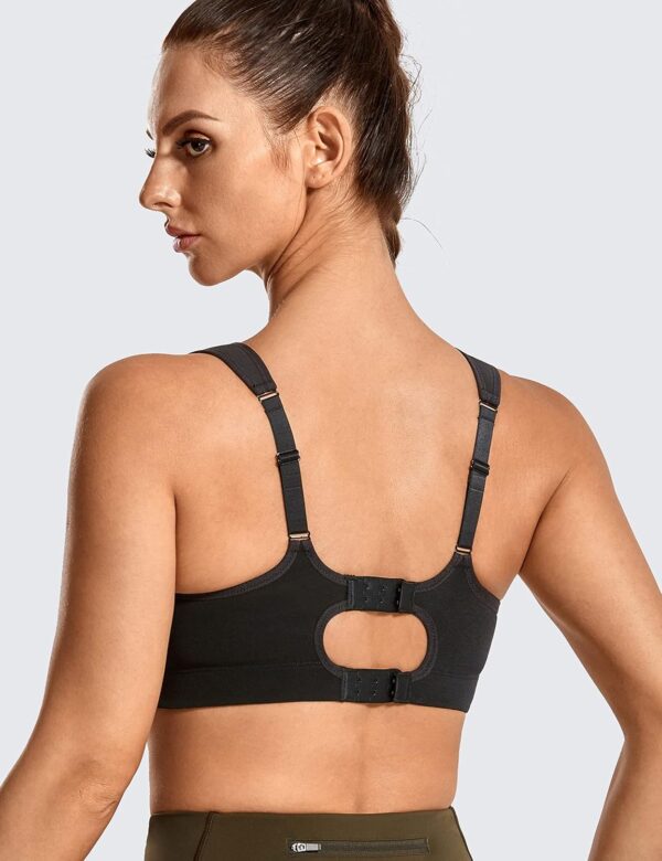 SYROKAN Bounce Control Plus Size Sports Bras for Women High Support Double…