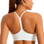 Smooth Sports Bras for Women Workout Tops Y-Back Padded Yoga Bra Basic...