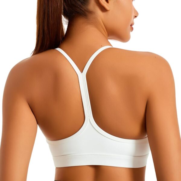 Smooth Sports Bras for Women Workout Tops Y-Back Padded Yoga Bra Basic…