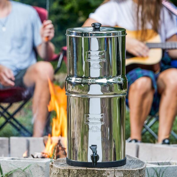 Travel Berkey Gravity-Fed Water Filter with 2 Black Berkey ElementsEnjoy Potable Water…