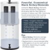 Travel Berkey Gravity-Fed Water Filter with 2 Black Berkey ElementsEnjoy Potable Water…