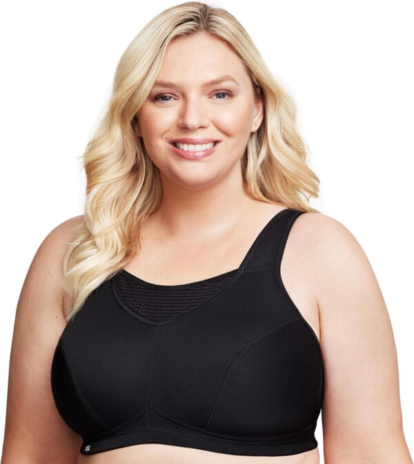 Glamorise Women’s Plus Size No-Bounce Camisole Sports Bra Wirefree #1067