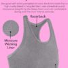 Fruit of the Loom Girls’ Stay Dry Racerback Sports Bra