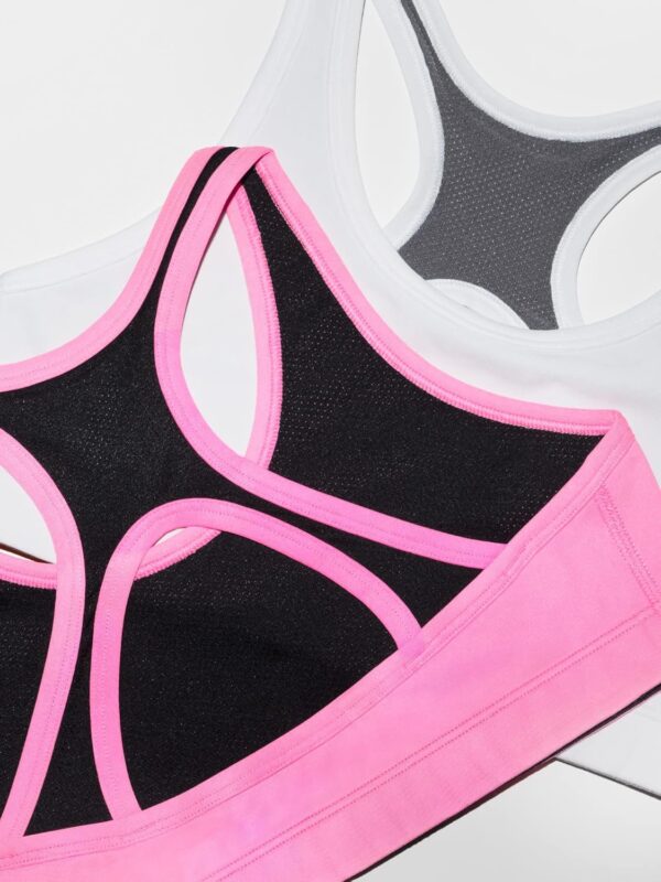 Fruit of the Loom Girls’ Stay Dry Racerback Sports Bra