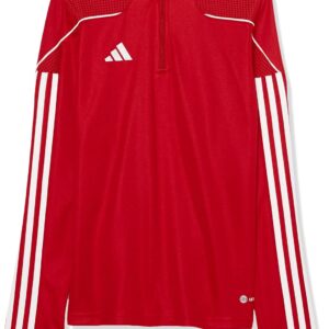 adidas Kids Boys Tiro23 League Quarter Zip Soccer Cleats Moisture Wicking – Grey