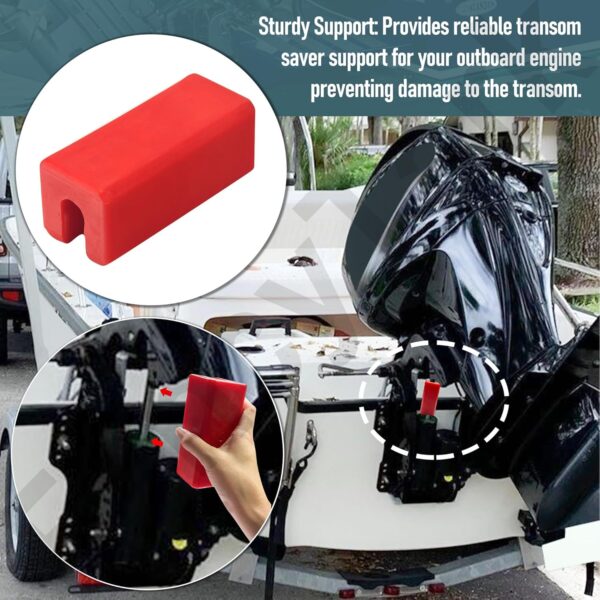 Transom Saver Support, Single Ram Wedge, Outboard Motor Support, Boat Transom Savers…