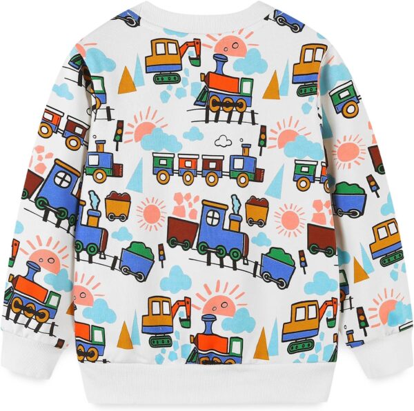 Bumeex Toddler Boy’s Kids Crewneck Pullover Sweatshirts 2-7Year