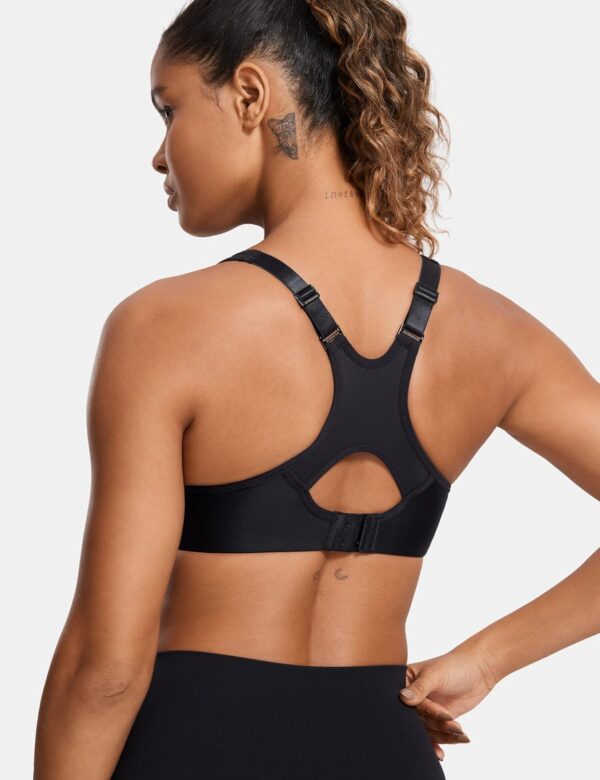 SYROKAN Women’s Full Support High Impact Racerback Lightly Lined Underwire…