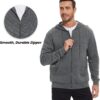 LETAOTAO Lightweight Hoodie Men Zip Up Hooded Sweatshirt Thin Slim Fit Jacket…