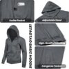 LETAOTAO Lightweight Hoodie Men Zip Up Hooded Sweatshirt Thin Slim Fit Jacket…