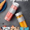 Personal Blender, Electric Shake Bottle with 2 x 20oz Travel Bottle and Coffee/Spices…