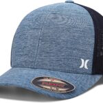 Hurley Men's Caps - Mini Icon Mesh Panel Baseball Cap - Fitted Hats for Men