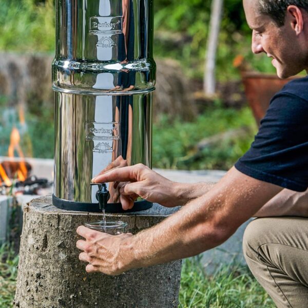 Travel Berkey Gravity-Fed Water Filter with 2 Black Berkey ElementsEnjoy Potable Water…