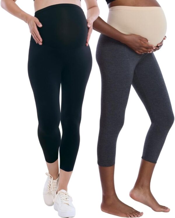 Motherhood Maternity Women’s Essential Stretch Secret Fit Over The Belly…
