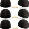 3 Pack Cooling Skull Cap Helmet Liner Sweat Wicking Cycling Running Hat for Men Women