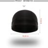 3 Pack Cooling Skull Cap Helmet Liner Sweat Wicking Cycling Running Hat for Men Women