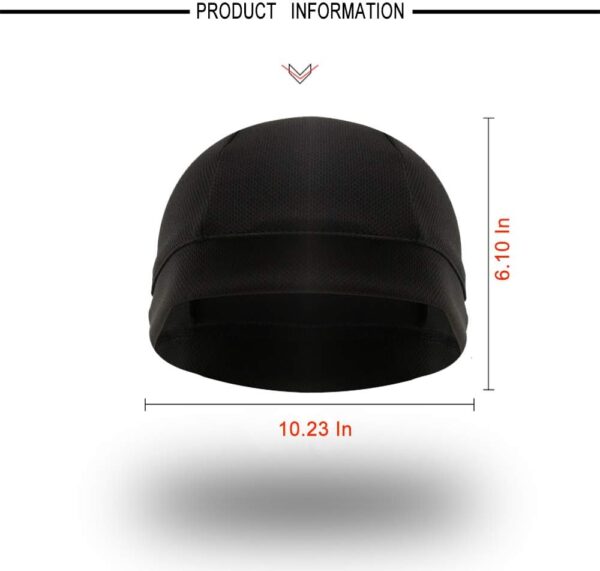 3 Pack Cooling Skull Cap Helmet Liner Sweat Wicking Cycling Running Hat for Men Women