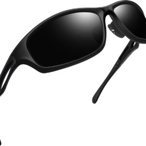 Joopin Sports Sunglasses Polarized UV400 Protection Wrap Around Sun Glasses Shades for…