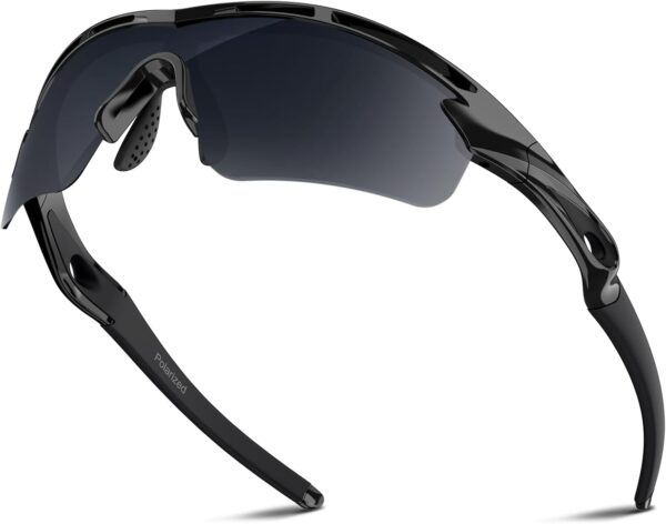 Rosemal Sports Sunglasses Polarized Cycling Sunglasses Running Driving Fishing Hiking…