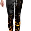 color cosplayer Womens Halloween Leggings Printed Stretchy Leggings Yoga Pants