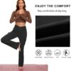 Flare Leggings for Women Yoga Crossover High Waist Pants with Tummy Control…