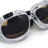 evomosa Motorcycle Goggles Vintage Pilot Goggles Retro Motocross Goggle Outdoor…