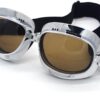 evomosa Motorcycle Goggles Vintage Pilot Goggles Retro Motocross Goggle Outdoor…