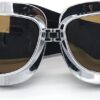 evomosa Motorcycle Goggles Vintage Pilot Goggles Retro Motocross Goggle Outdoor…