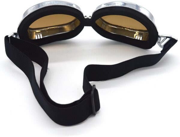 evomosa Motorcycle Goggles Vintage Pilot Goggles Retro Motocross Goggle Outdoor…