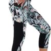 Capri Leggings for Women with Pockets High Waisted Gym Yoga Pants Running Tights