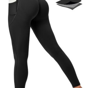 Scrunch Butt Lifting Leggings for Women Tummy Control No Front Seam…