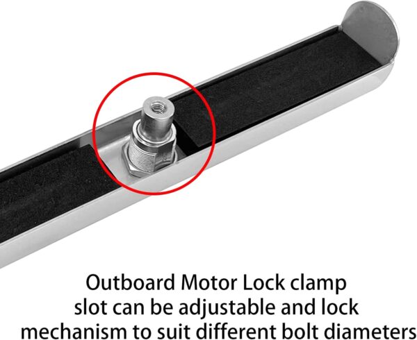 ISURE MARINE High Security Stainless Steel Boat Marine Outboard Motor Engine Lock…