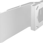 Minn Kota Raptor Jack Plate Adapter Bracket - Starboard, 5" Setback, 4" Rise, White