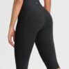 baleaf Women’s Knee Length Capri Leggings with Pockets Stretch Casual…