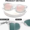 MEETSUN Vintage Round Polarized Sunglasses for Women Classic Small Retro Shades UV400…