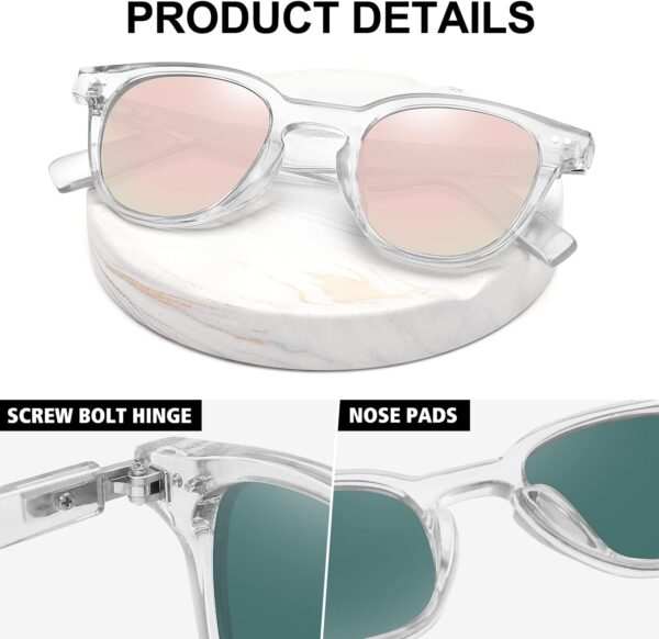 MEETSUN Vintage Round Polarized Sunglasses for Women Classic Small Retro Shades UV400…