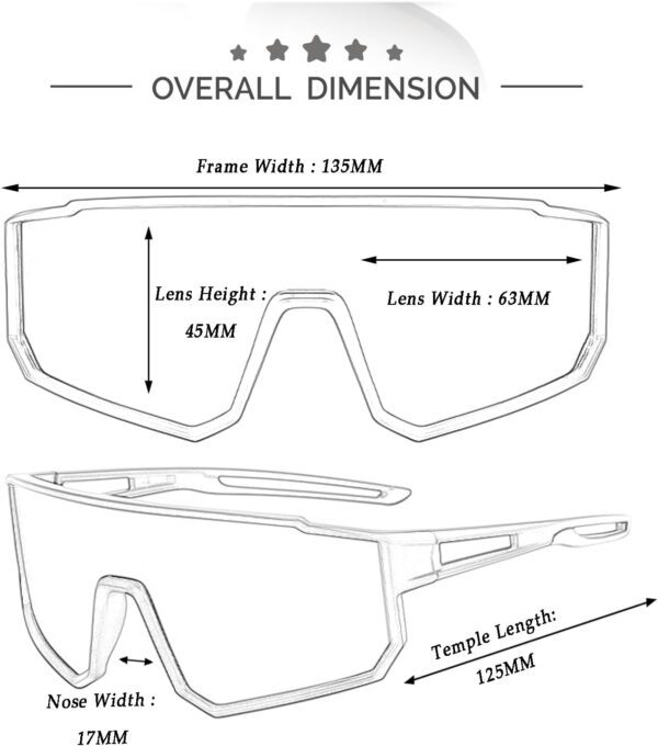 Kursan Kids Polarized Baseball Sunglasses for Boys Girls Youth Sports Goggles UV400…