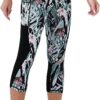 Capri Leggings for Women with Pockets High Waisted Gym Yoga Pants Running Tights