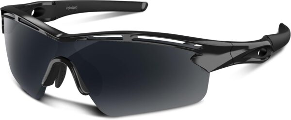 Rosemal Sports Sunglasses Polarized Cycling Sunglasses Running Driving Fishing Hiking…