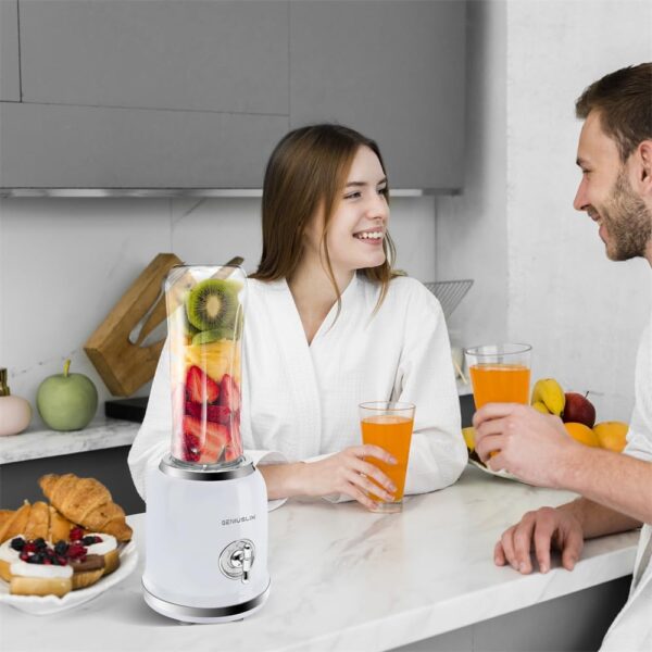 Personal Blender for Smoothies & Shakes – Portable Mini Smoothie Blender with BPA-Free…