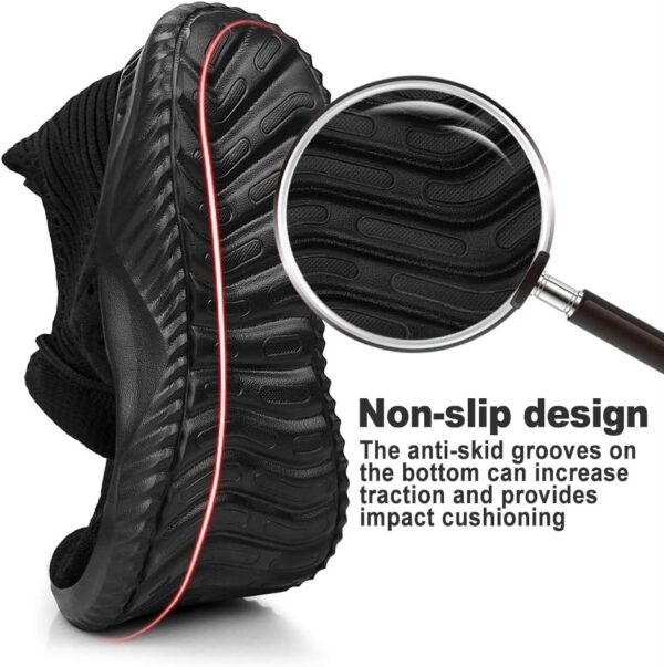 Feethit Mens Slip On Walking Shoes Lightweight Breathable Non Slip Running Shoes…