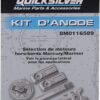 Quicksilver 8M0116589 Transom and Gearcase Aluminum Anode Kit